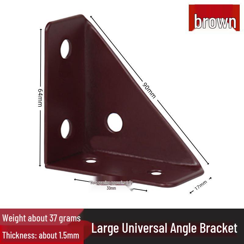 Утолщенный угловой кронштейн 90° для шкафов - Трехсторонний универсальный подвесной кронштейн
