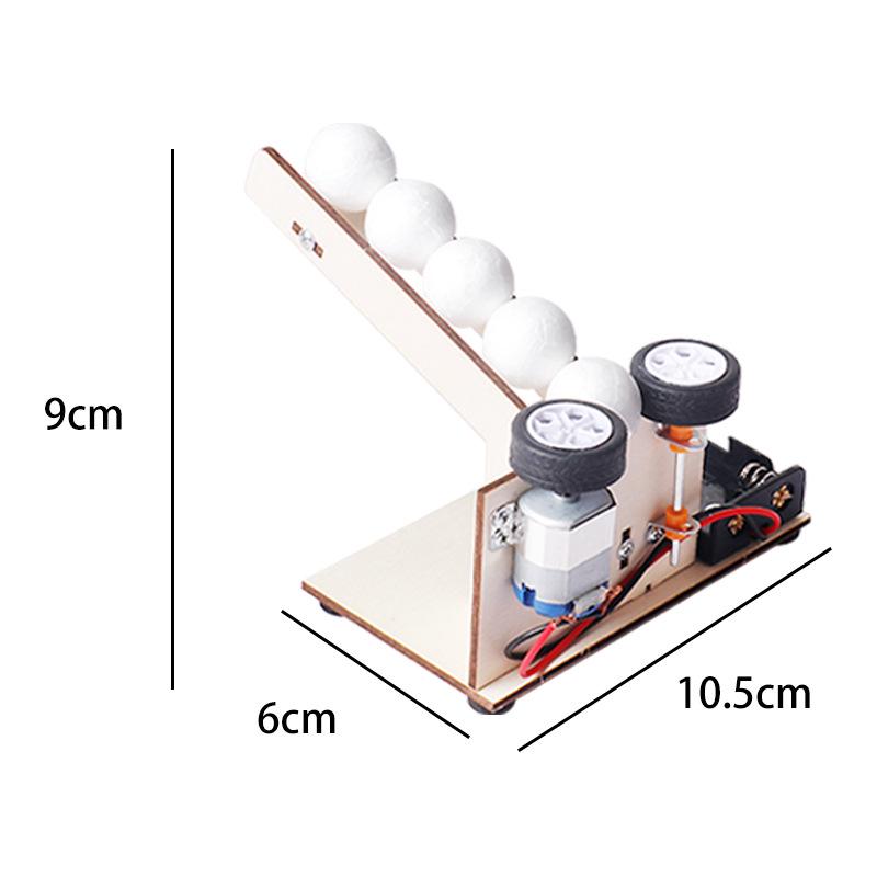 Handcrafted DIY Science Toy: Automatic Ball Machine for Kids