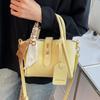 New Trendy Vegetable Basket Bag Female Messenger Bag Large Capacity Portable Bucket Bag