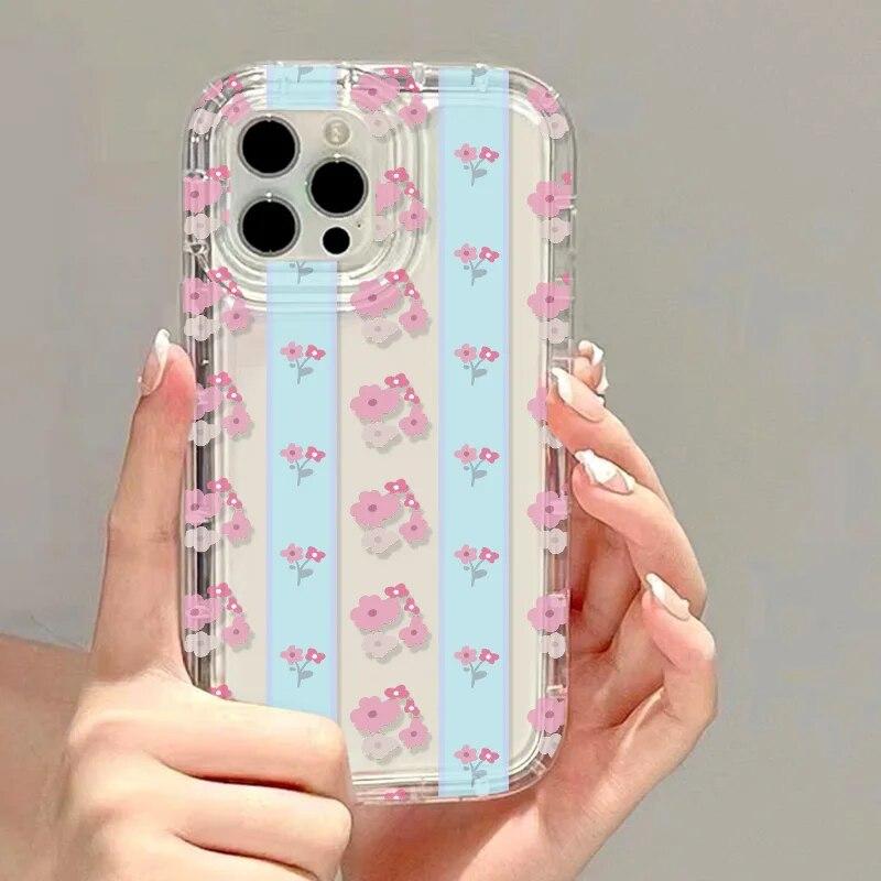 Beautiful Flower Phone Case For iPhone 13 Cases iPhone 11 14 13 Pro Max XR 12 Pro XS Max 7 8 14 Plus SE2 SE3 X Shockproof Cover
