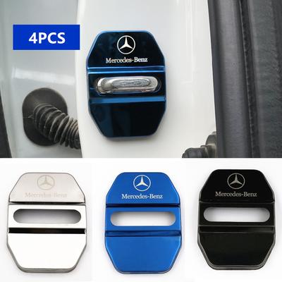 Adesivi Copri Serratura Porta Auto per Mercedes Benz W203 W204 W212 C200L GLC GLK CLA GLA Accessori Modanature Interne MSG-BENC JUYH1