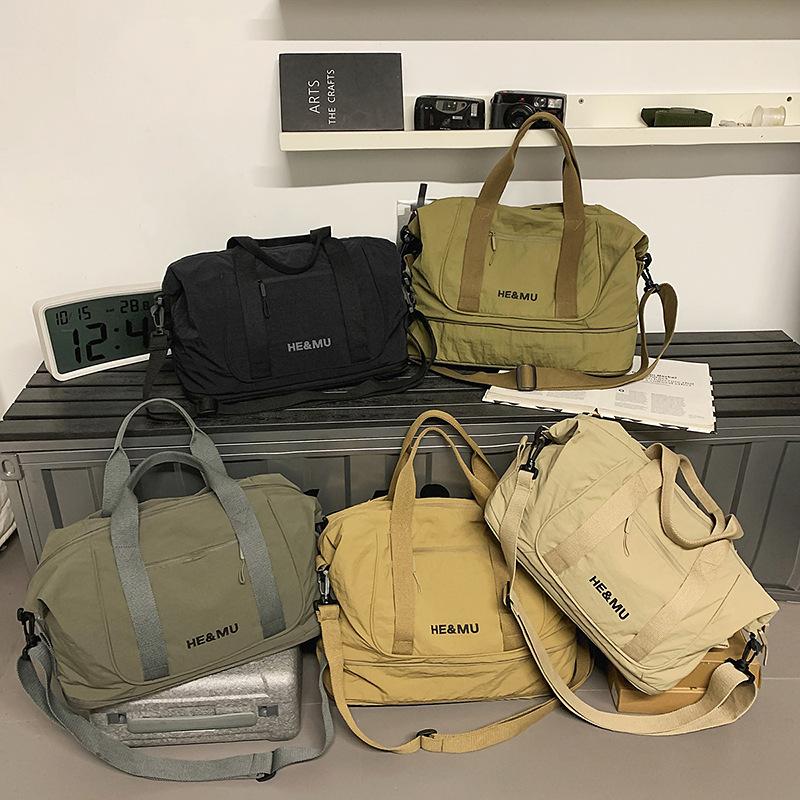 New Dry and Wet Separation Business Travel Fitness Bag Shoulder Crossbody Expandable Large-capacity Travel Sports Travel Bag