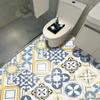 10pcs Bohemia Style Tiles Floor Stickers Kitchen Bathroom Ground Home Decor Wear-resistant Waterproof Frosted Art Wallpaper