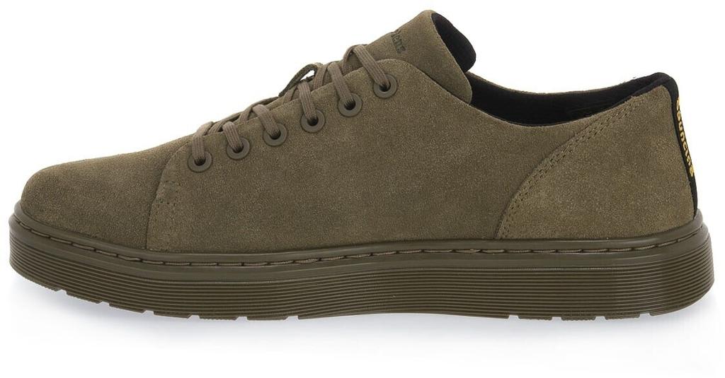 Dr. Martens 6 Eye Shoe Boots DMS Olive E H Suede Boots