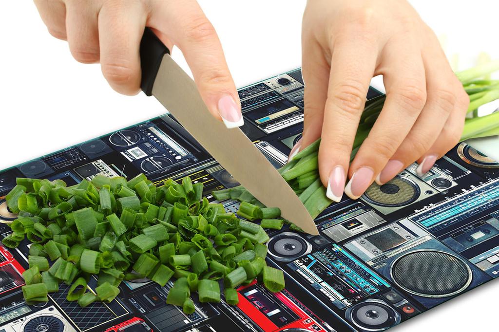 Glass Plate Cutting Board 52X40 Radio