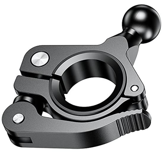 Kaedear Motocyklový držák na smartphone Montáž na řídítka Kulový kloub Hliníkový KDR-R17 (17mm/Rychlý)