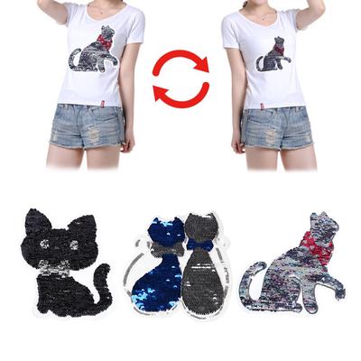 Coat Sweater Clothes Embroidered Paillette Applique Sew on Star Sequins Patch