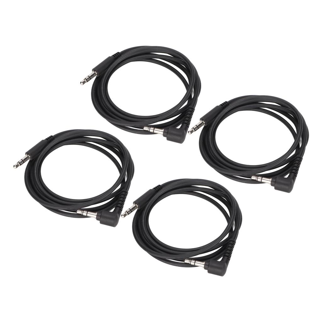 4Pcs AUX Cord 3.5mm Male To Male Auxiliary Sound Cable for Car Home Stereos Headphone Speaker