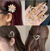 Neue Mode Frau Haarschmuck Dreieck Haarspange Nadel Metall Geometrische Legierung Mond Kreis Haarklammer Haarspange Mädchen Kopfschmuck