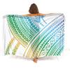 Dames strandsarong Eiland Sarong Zonnebaden Polynesische Bikini Cover-up Zonwerend Op Maat Gemaakte Artistiek Bedrukte Sarong