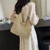 Borsa Tote di Paglia da Donna Grande Capacità Vintage Vacanza Borsa a Spalla Tutto Borsa a Mano Casual Designer Vuota Estiva Borsa da Spiaggia