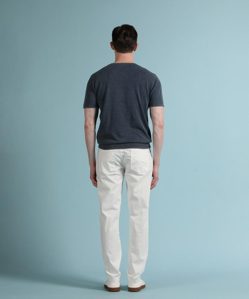 PANICALE Blue Vintage Washed Round Knit (Type A)