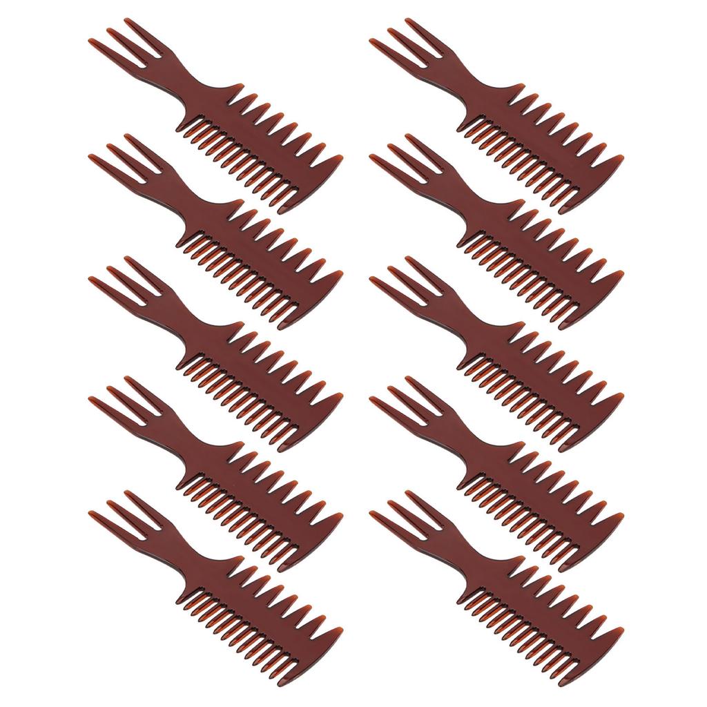 10pcs Styling Hair Comb Portable Compact Ergonomic Styling Round Edge Wide Teeth Comb for Men Boys