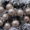 6pcs 6cm Christmas Balls Pendant Shatterproof Christmas Gift Balls Merry Christmas Decor  Hotel Mall