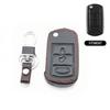 Leather Car Remote Key Fob Case Shell Cover For Land Rover LR3 Range Rover Sport