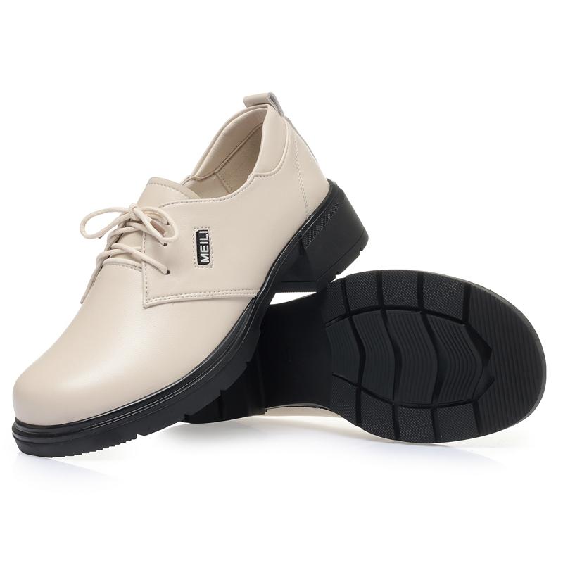 Fashion AIYUQI Women Oxford Shoes 2025 New British Style Loafers Women Large Size 41 42 43 Non-Slip Genuine Leather Women's Shoes