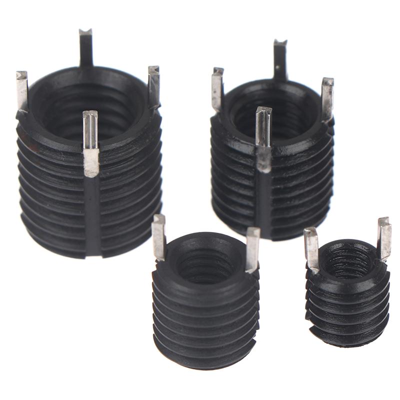 5Pcs M8-M14 Keylock Wire Thread Insert ,Helicoil Nut Black Carbon Steel Key-Locking Thread Repair Inserts