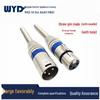 In-Stock Blue Ring Spring Lock 3-Core XLR Connector, Male & Female Heads for KTV Microphones