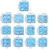 Light and Shadow Geometric Resin Casting Silicone Mold Woman Keychain Decorative Pendant Earrings Mold for DIY Crafts