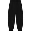 Logo Embroidered Woven Tapered Sports Pants Women Bottoms Black F11W219801F-BK