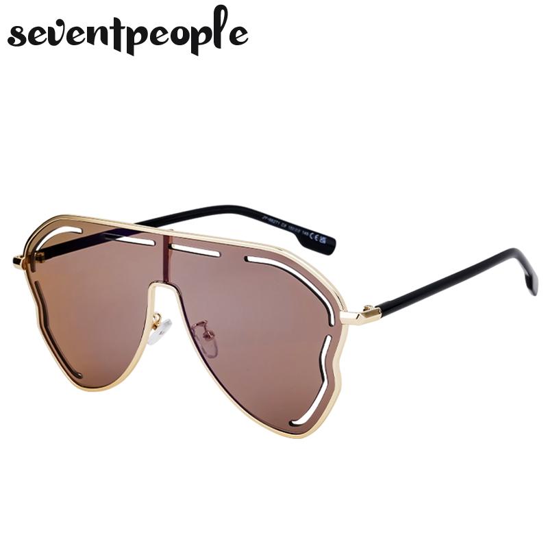 Oversized Square Shield Sunglasses Women Big Frame  Luxury Brand Butterfly One-Piece Sun Glasses For Ladies Eyewear UV400