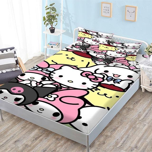 Kompleksowy Polerowany Materac, Nowy Rodzinny Uroczy Kreskówkowy Zestaw Trzyczęściowy Materac Dziecięcy