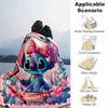 1pc Stitch Printing Blanket - Soft, All-Season Throw for Living Room, Bedroom,Personalized Gift with Adorable Cartoon Design