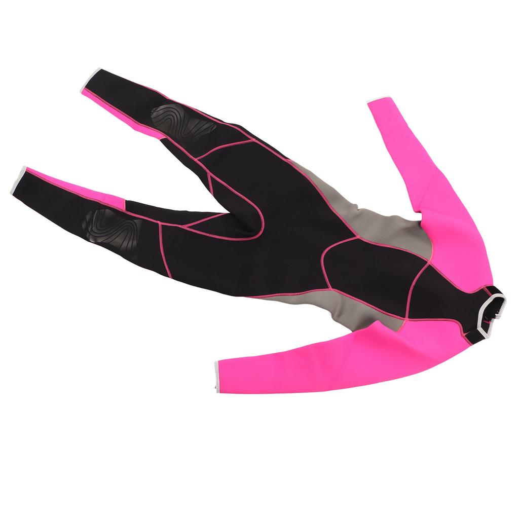 Women Full Body Wetsuit One Piece Surfing Diving Suit Dive Skin Rash Guard Long Sleeve Zip Quick Dry 3mm XL