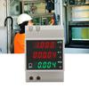 AC80‑300V 100A DIN-Schienen-Leistungsmesser Digitalanzeige Spannung Strom Zeit Leistung kWh Multifunktional V