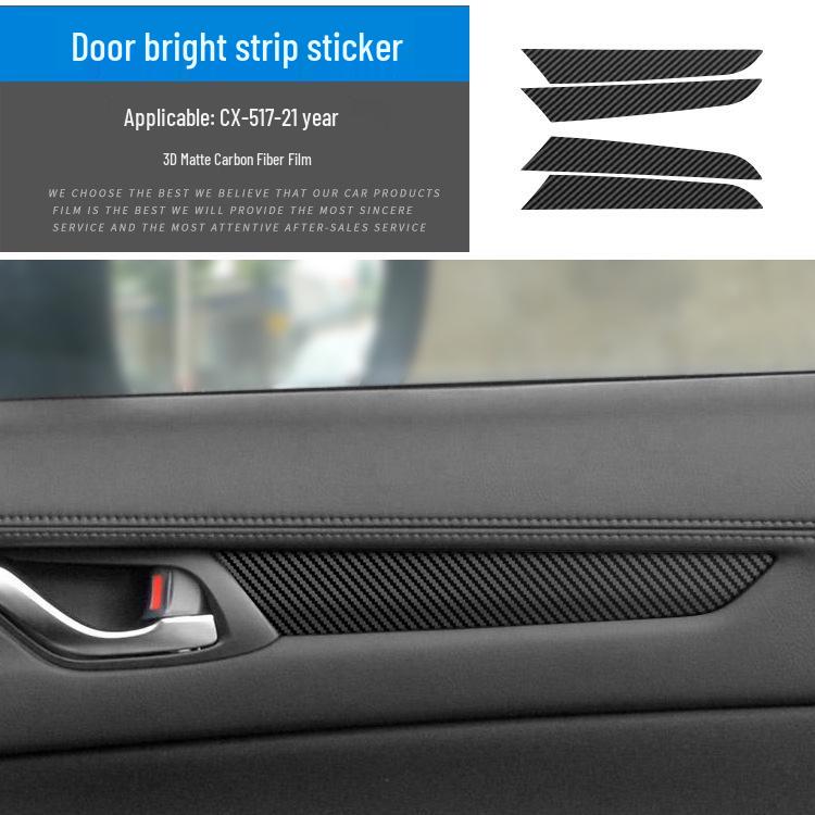 Mazda CX5/CX30 (17-21) Interior Carbon Fiber Sticker - Damage-Free Replacement
