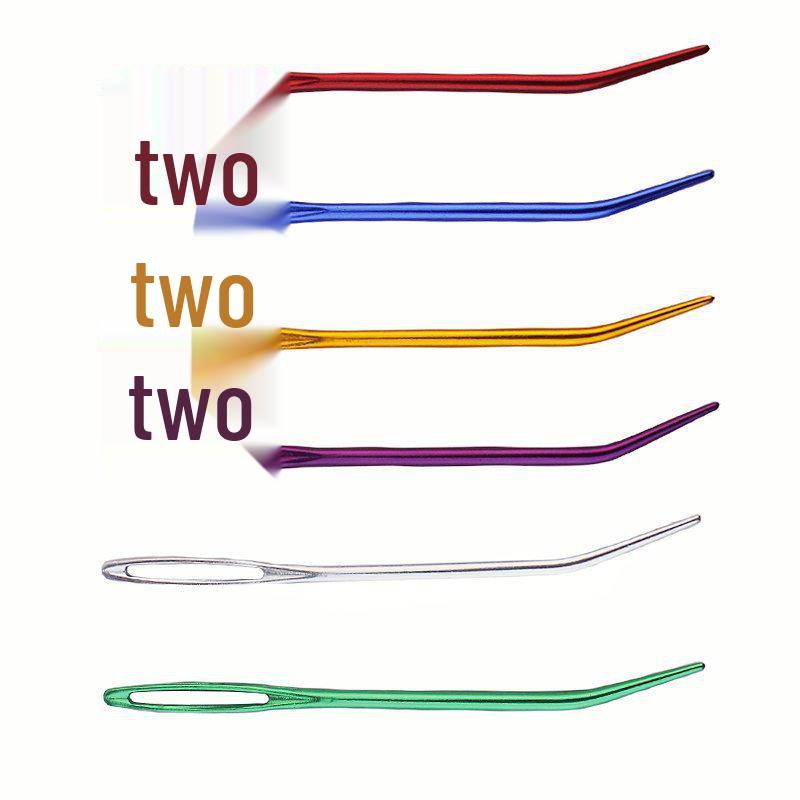 Aluminum Oxide Large Eye Needle for Thick Yarn and Sweater Repair