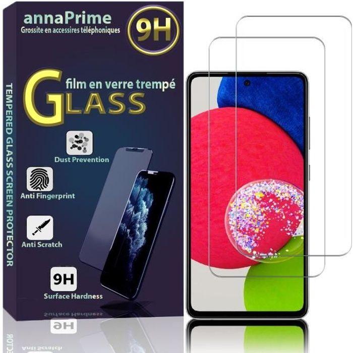 Film de protection - VCOMP - Samsung Galaxy A52S 5G - Verre trempé - Pack de 2 - Résistant aux rayures