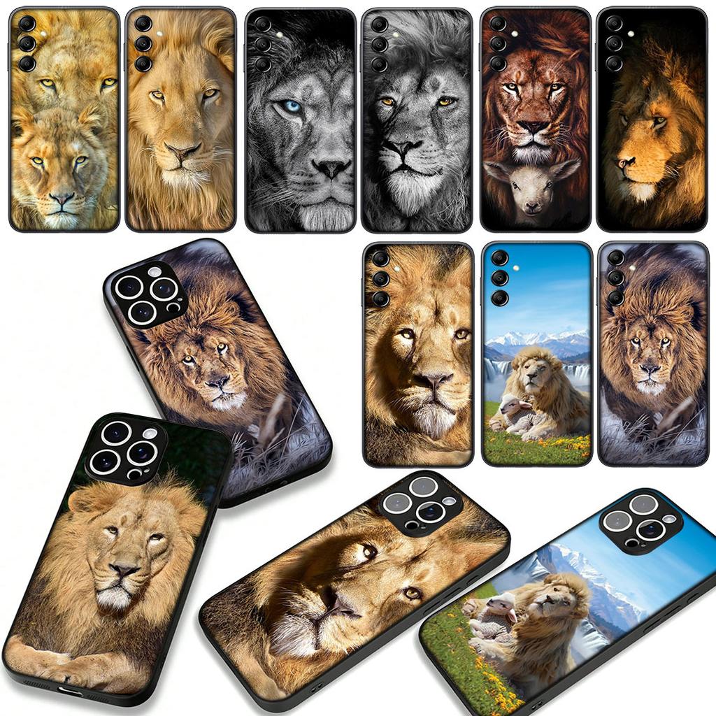 Lion Art Cover Phone Case for Motorola Moto G04 G13 G14 g45 G22 G23 G20 G32 G34 G35 G64 G82 G84 G53 G60 G72 E14 E15 E13 E22 E20