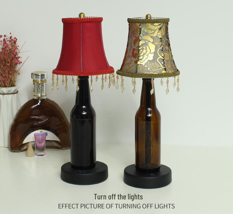 Rechargeable LED Nordic Bar Table Lamp - Clear Atmosphere Night Light for Hotel & Restaurant