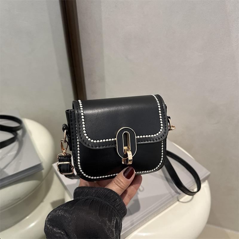 Bag women's bag advanced sense 2025 new versatile shoulder bag texture messenger bag small square bag this year popular niche