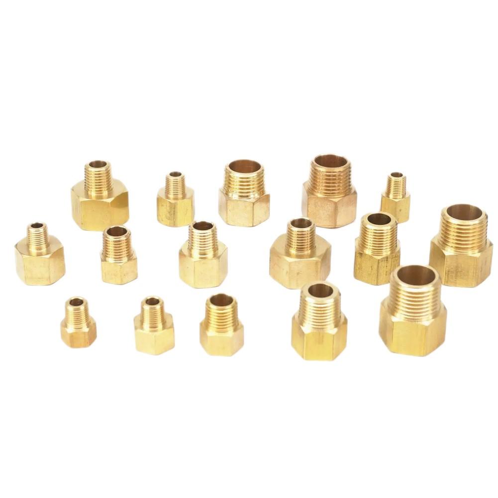 Connecteur de Tuyau en Laiton pour Carburant Filetage Interne Externe