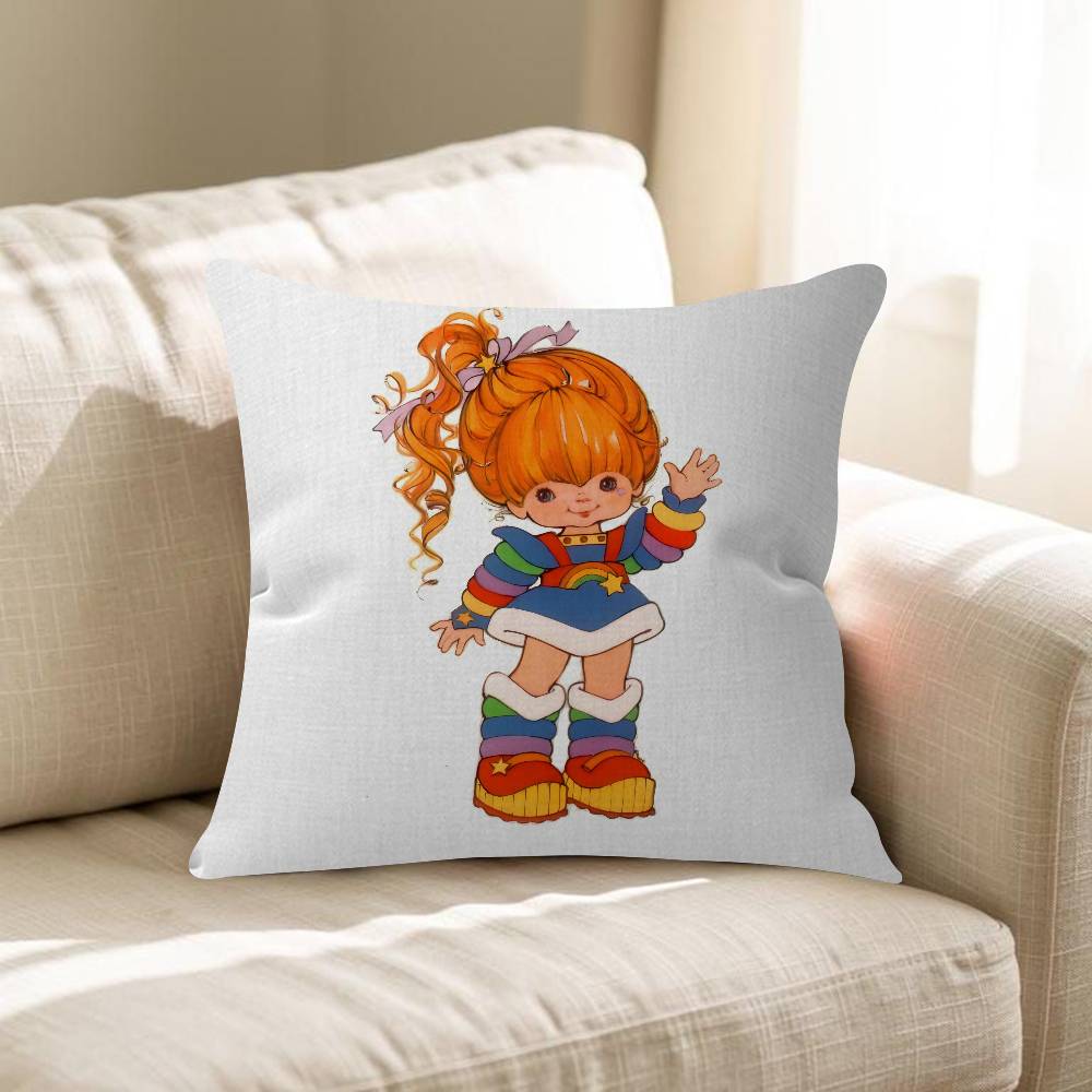 Cute RRainbow BBrite Pillow Cover For Bedroom Room And Living Room Sofa Decorative Cushion Cover