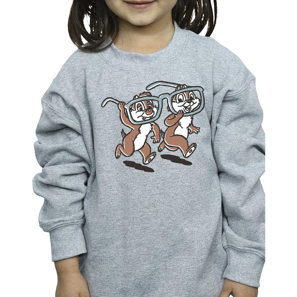 Disney Girls Chip Â´n Dale Glasses Sweatshirt