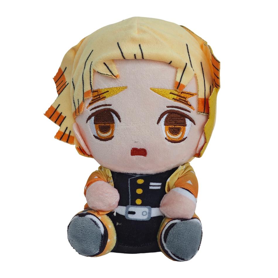 20cm Hot Anime 7styles Plush Dolls Kimetsu No Yaiba Kamado Tanjirou Nezuko Zenitsu Kyoujurou Toys Gifts