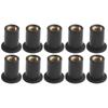 Nuts Nut 5mm ATV Black Bodywork For Most Windshields
