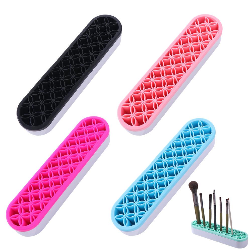 Silicone Structure Makeup Brush Holder DIY Pen Storage Case  Makeup Tools
