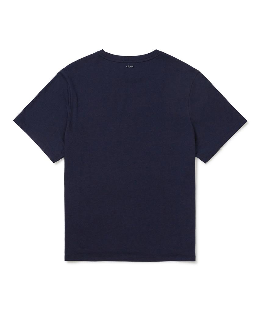 CLOVE [26Sm Clove] Daily Loose-Fit T-Shirt (Navy)