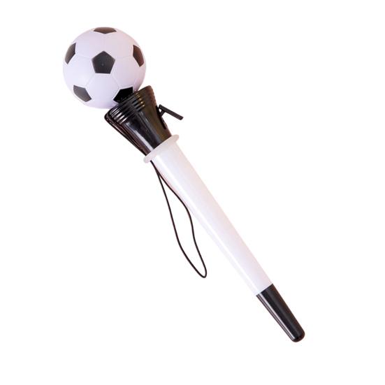 Ausziehbarer Kugelschreiber Sport Ball Faust-Topper Druck-Auswerfer Schnelltrocknend Glattes Schreiben Kugelschreiber Schüler Schulbürobedarf