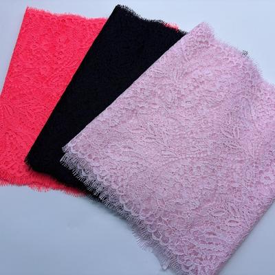 3m X 23cm French Chantilly Lace, Non-stretch Eyelash Lace Fabric for Sewing, Bra, Underwear, Lingerie, Dress, Garment, Crafting