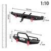 Front Rear Bumper for Axial SCX0046 90047 RC Crawler Truck Replacement