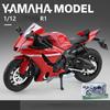 1/12 YAMAHA R1 Motorcycle Alloy Car Toys Metal Diecasts Motorcycles Model with Light and Sound Vehicle for Children Gifts M33
