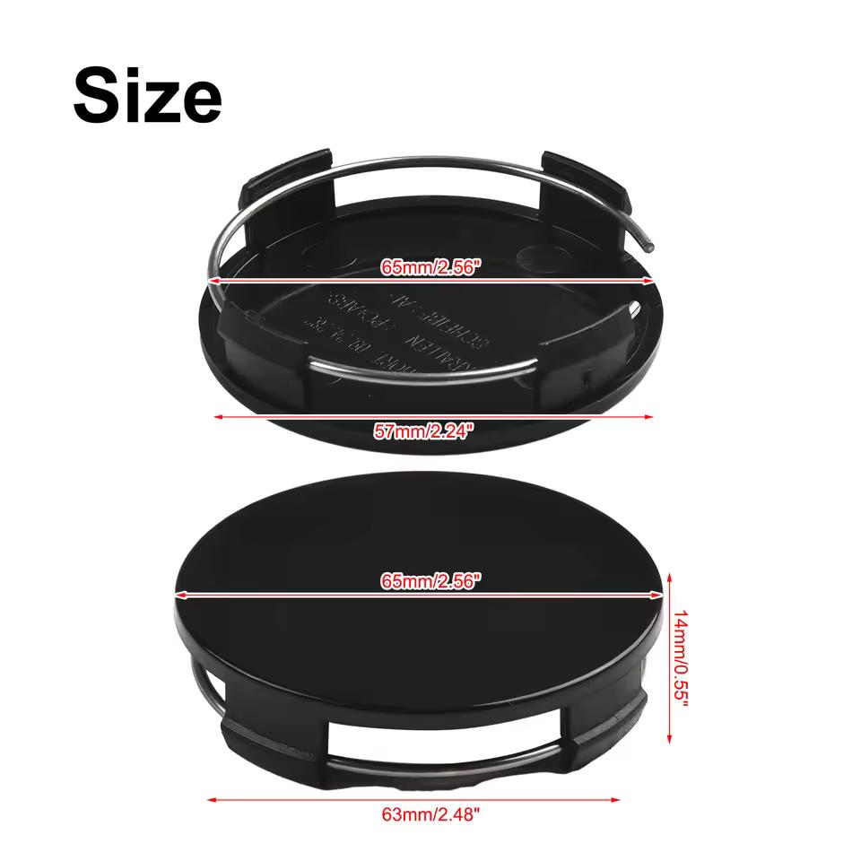 4Pcs 60/65mm Acrylic BBS Wheel Center Cap Wheels Tyre Car Wheel Center Cap Set Vehicles Automotive BBS Wheel Hub Modification