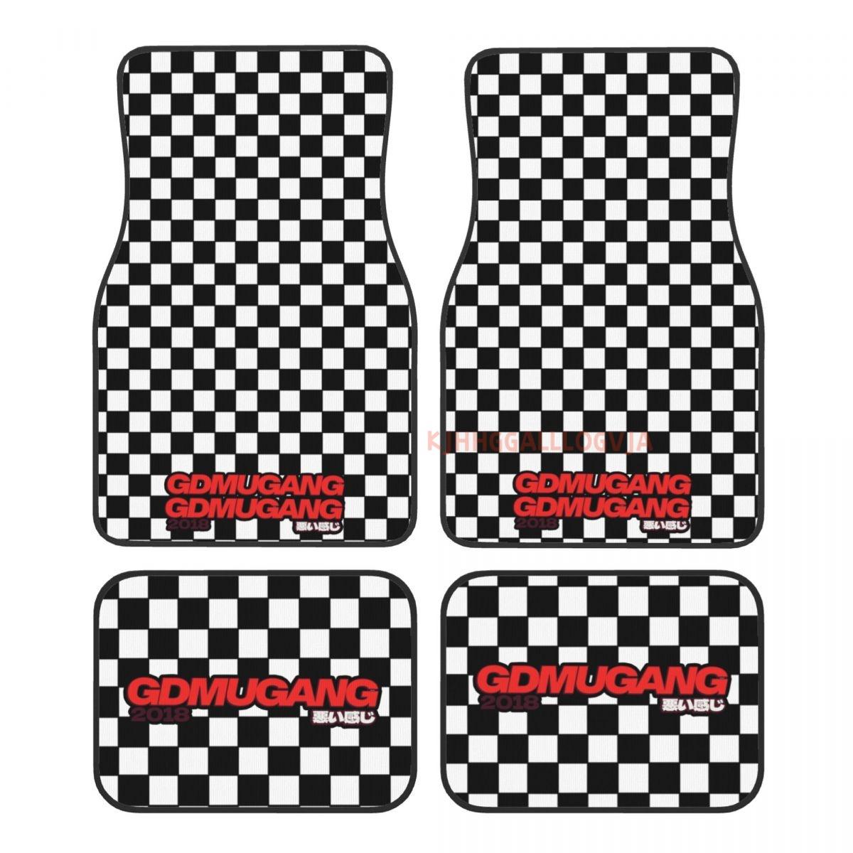 4PCS Crystal Velvet Car Floor Mats Set of Four Anti Fouling Car Mats Carpet Anti Slip Car Floor Mats 14.9x10x5inch чёрный