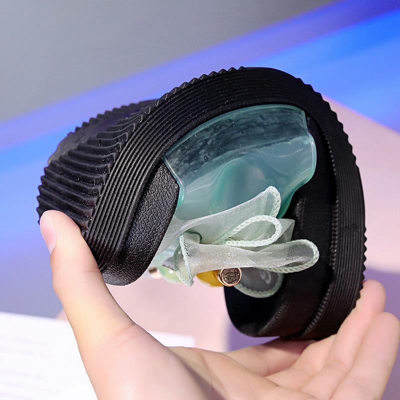 Internet celebrity cool slippers women's summer 2025 new muffin platform women's shoes comfortable wedge heel women's non-slip and wear-resistant