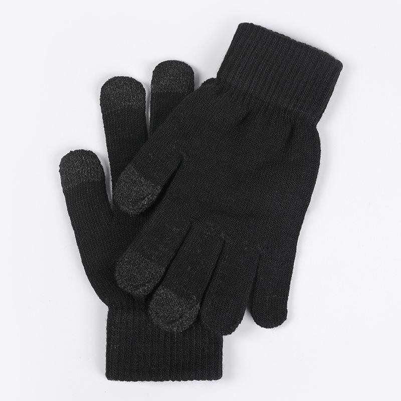 

Женские пятипалые перчатки на зиму average size